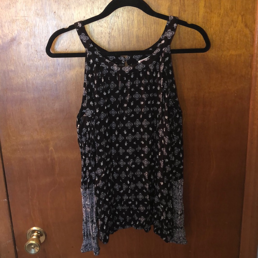 Open Shoulder Long Sleeve Top